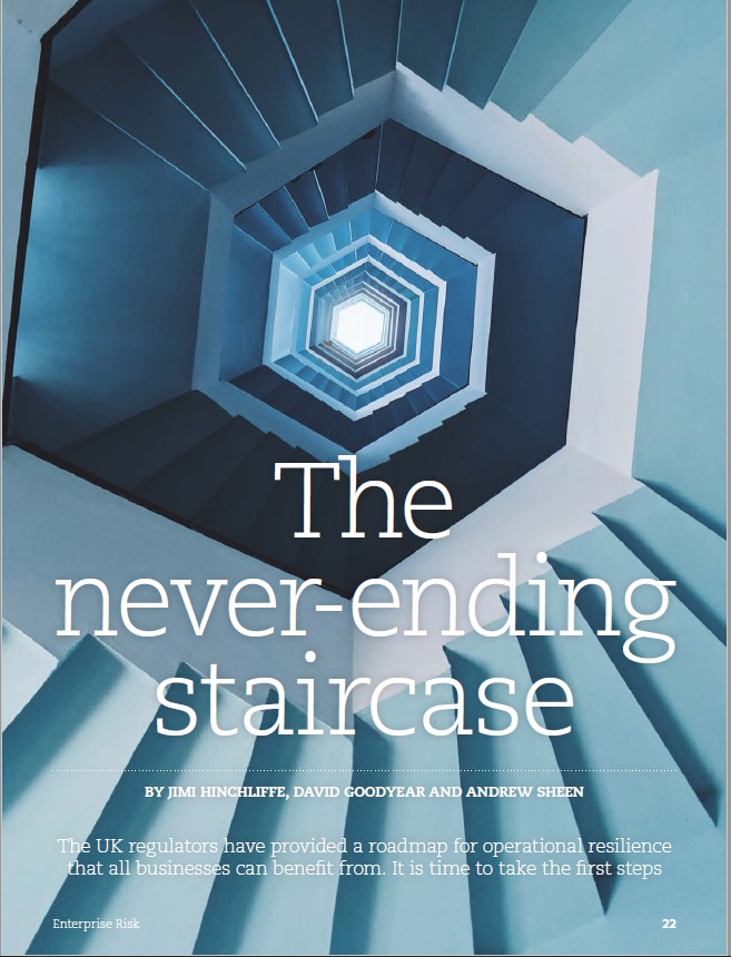 The never-ending staircase: a path to operational resilience